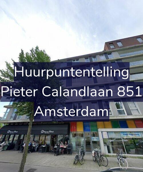Foto gevel Huurpuntentelling voor Pieter Calandlaan 851, Amsterdam