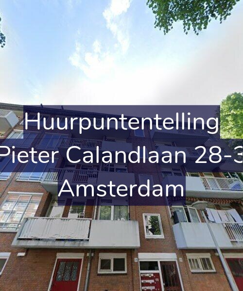 Foto gevel Huurpuntentelling voor Pieter Calandlaan 28-3, Amsterdam
