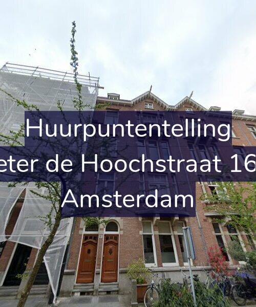 Foto gevel Huurpuntentelling voor Pieter de Hoochstraat 16-2, Amsterdam