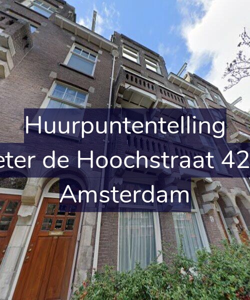 Foto gevel Huurpuntentelling voor Pieter de Hoochstraat 42-H, Amsterdam