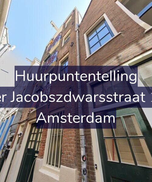 Foto gevel Huurpuntentelling voor Pieter Jacobszdwarsstraat 11-A, Amsterdam