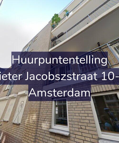 Foto gevel Huurpuntentelling voor Pieter Jacobszstraat 10-B, Amsterdam