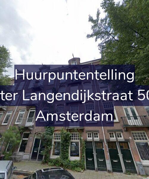 Foto gevel Huurpuntentelling voor Pieter Langendijkstraat 50-1, Amsterdam