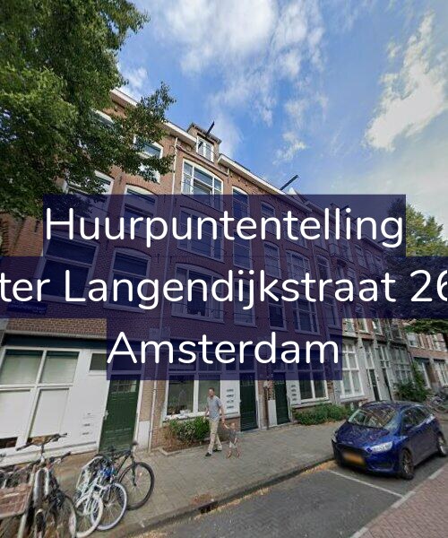 Foto gevel Huurpuntentelling voor Pieter Langendijkstraat 26-H, Amsterdam