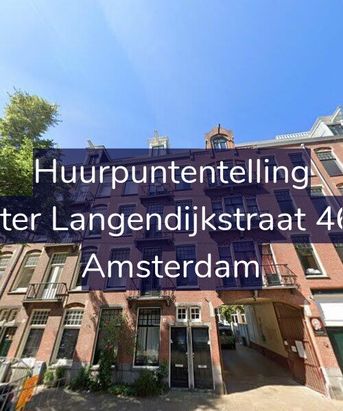 Foto gevel Huurpuntentelling voor Pieter Langendijkstraat 46-1, Amsterdam
