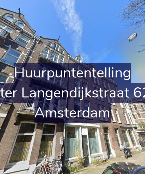 Foto gevel Huurpuntentelling voor Pieter Langendijkstraat 62-1, Amsterdam