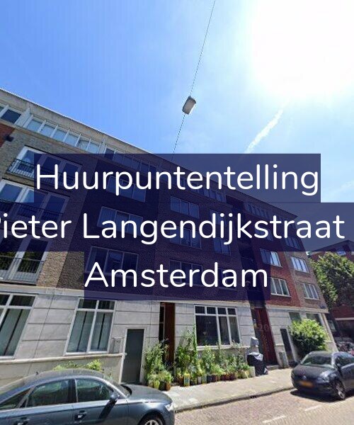 Foto gevel Huurpuntentelling voor Pieter Langendijkstraat 5, Amsterdam