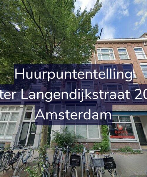 Foto gevel Huurpuntentelling voor Pieter Langendijkstraat 20-H, Amsterdam