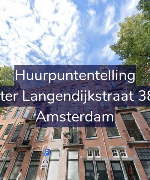 Foto gevel Huurpuntentelling voor Pieter Langendijkstraat 38-2, Amsterdam