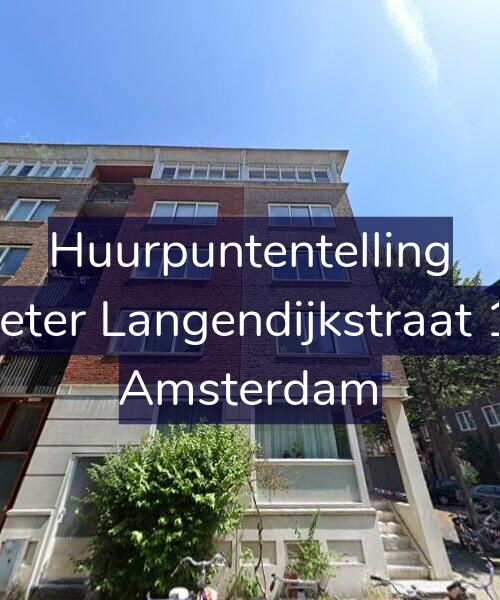 Foto gevel Huurpuntentelling voor Pieter Langendijkstraat 11, Amsterdam