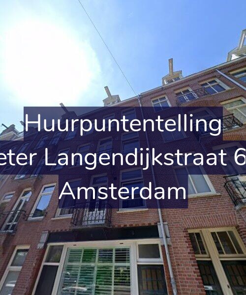 Foto gevel Huurpuntentelling voor Pieter Langendijkstraat 6-3, Amsterdam