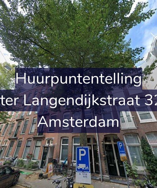 Foto gevel Huurpuntentelling voor Pieter Langendijkstraat 32-1, Amsterdam