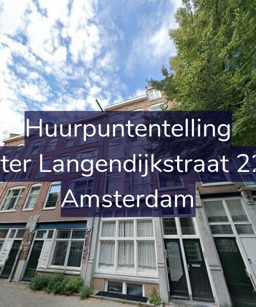 Foto gevel Huurpuntentelling voor Pieter Langendijkstraat 22-E, Amsterdam