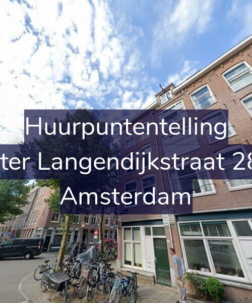 Foto gevel Huurpuntentelling voor Pieter Langendijkstraat 28-3, Amsterdam