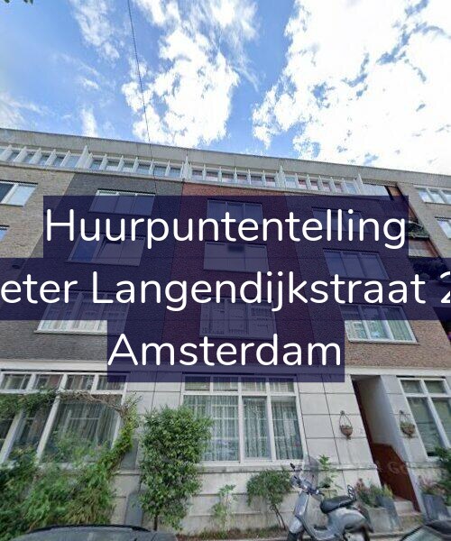 Foto gevel Huurpuntentelling voor Pieter Langendijkstraat 21, Amsterdam