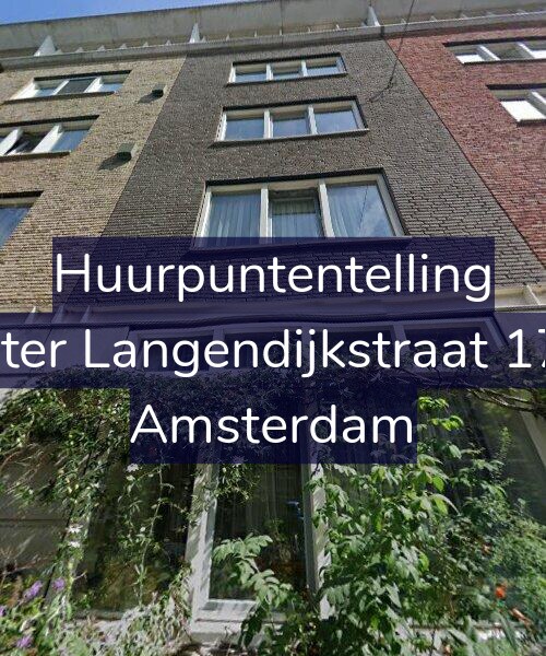 Foto gevel Huurpuntentelling voor Pieter Langendijkstraat 17-F, Amsterdam