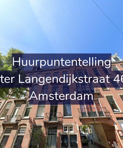Foto gevel Huurpuntentelling voor Pieter Langendijkstraat 46-3, Amsterdam