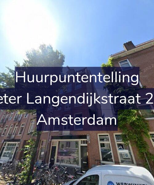Foto gevel Huurpuntentelling voor Pieter Langendijkstraat 2-H, Amsterdam