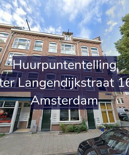 Foto gevel Huurpuntentelling voor Pieter Langendijkstraat 16-H, Amsterdam