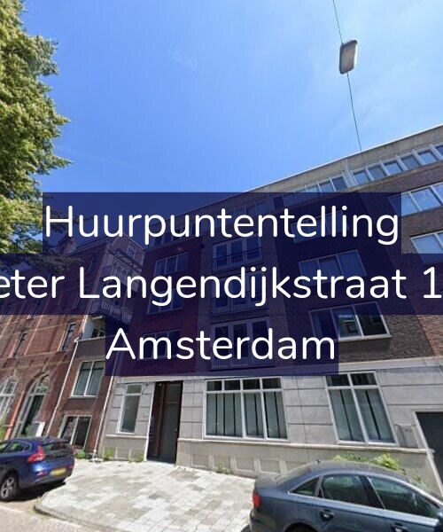 Foto gevel Huurpuntentelling voor Pieter Langendijkstraat 1-C, Amsterdam