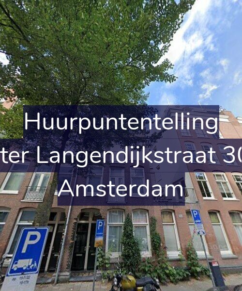 Foto gevel Huurpuntentelling voor Pieter Langendijkstraat 30-1, Amsterdam