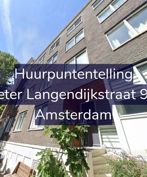 Foto gevel Huurpuntentelling voor Pieter Langendijkstraat 9-F, Amsterdam