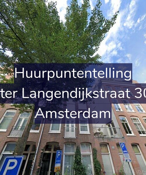 Foto gevel Huurpuntentelling voor Pieter Langendijkstraat 30-2, Amsterdam