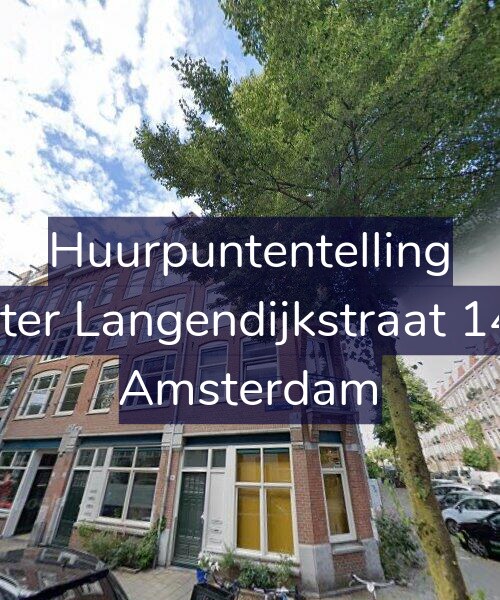 Foto gevel Huurpuntentelling voor Pieter Langendijkstraat 14-3, Amsterdam