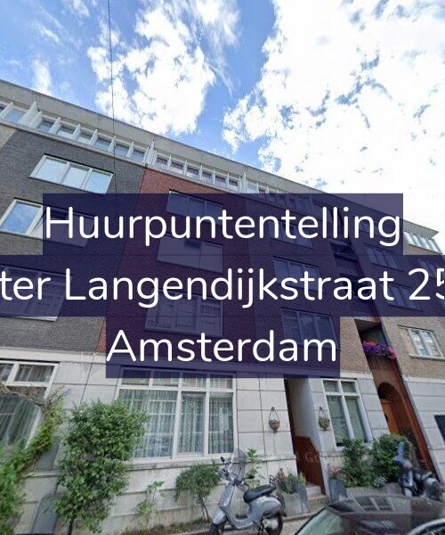 Foto gevel Huurpuntentelling voor Pieter Langendijkstraat 25-A, Amsterdam