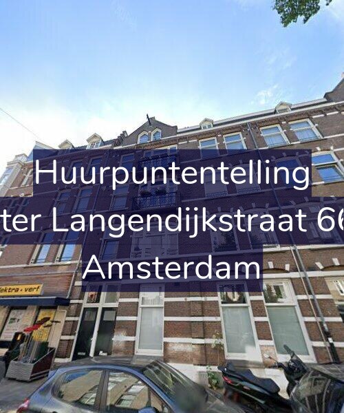 Foto gevel Huurpuntentelling voor Pieter Langendijkstraat 66-3, Amsterdam