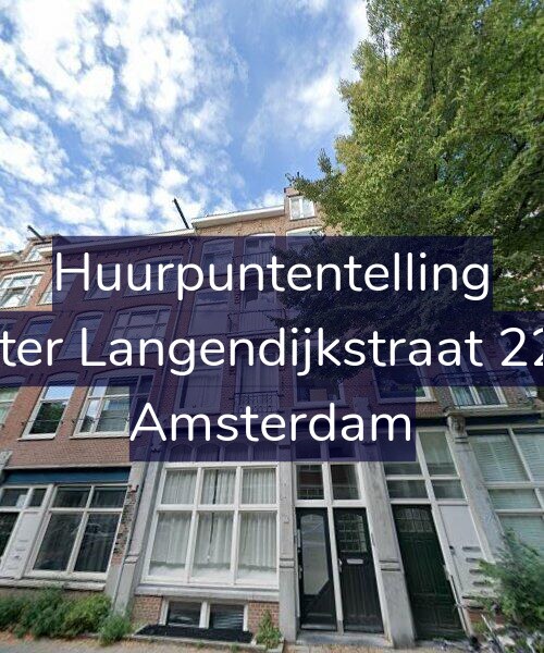 Foto gevel Huurpuntentelling voor Pieter Langendijkstraat 22-C, Amsterdam