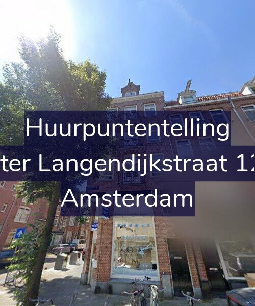 Foto gevel Huurpuntentelling voor Pieter Langendijkstraat 12-1, Amsterdam