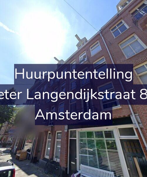 Foto gevel Huurpuntentelling voor Pieter Langendijkstraat 8-1, Amsterdam
