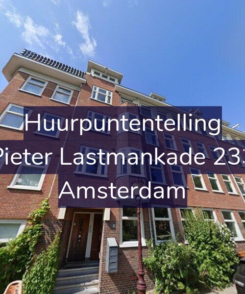 Foto gevel Huurpuntentelling voor Pieter Lastmankade 233, Amsterdam