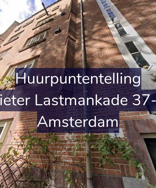 Foto gevel Huurpuntentelling voor Pieter Lastmankade 37-1, Amsterdam