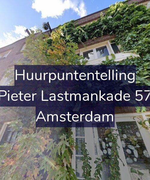 Foto gevel Huurpuntentelling voor Pieter Lastmankade 57, Amsterdam
