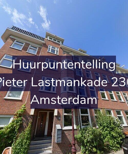 Foto gevel Huurpuntentelling voor Pieter Lastmankade 230, Amsterdam