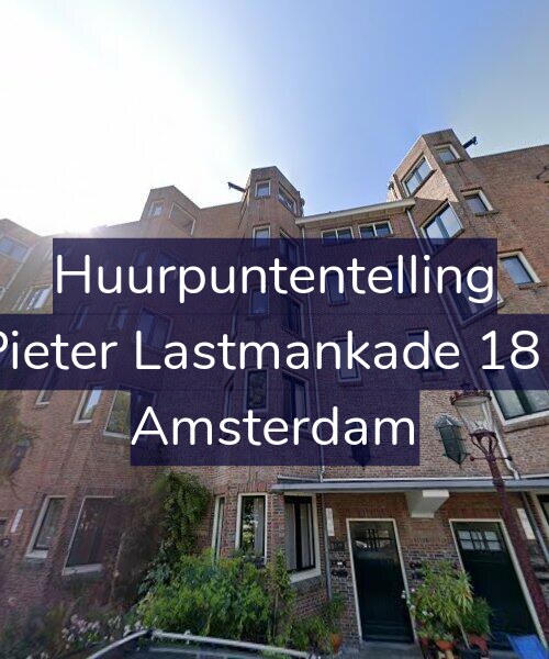 Foto gevel Huurpuntentelling voor Pieter Lastmankade 181, Amsterdam