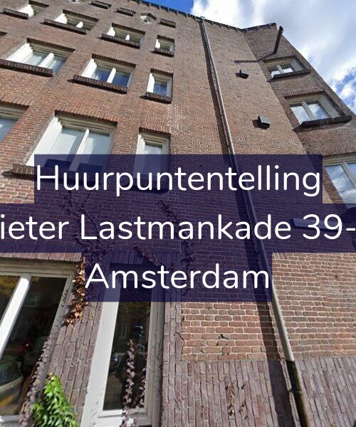 Foto gevel Huurpuntentelling voor Pieter Lastmankade 39-3, Amsterdam
