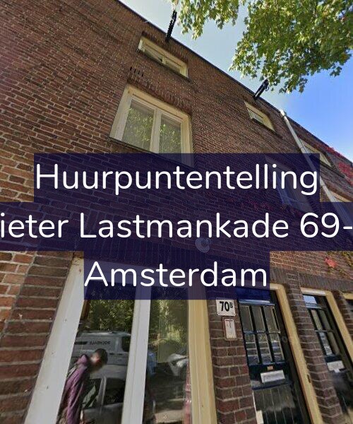 Foto gevel Huurpuntentelling voor Pieter Lastmankade 69-1, Amsterdam