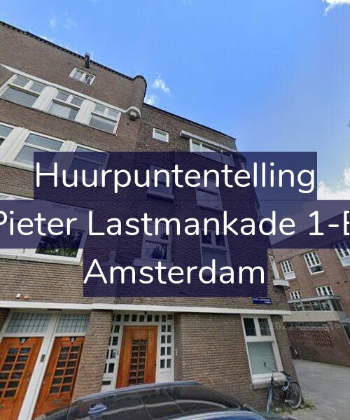 Foto gevel Huurpuntentelling voor Pieter Lastmankade 1-B, Amsterdam