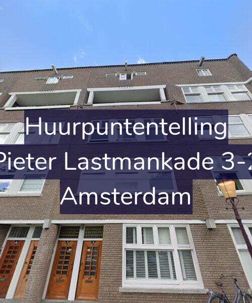 Foto gevel Huurpuntentelling voor Pieter Lastmankade 3-2, Amsterdam