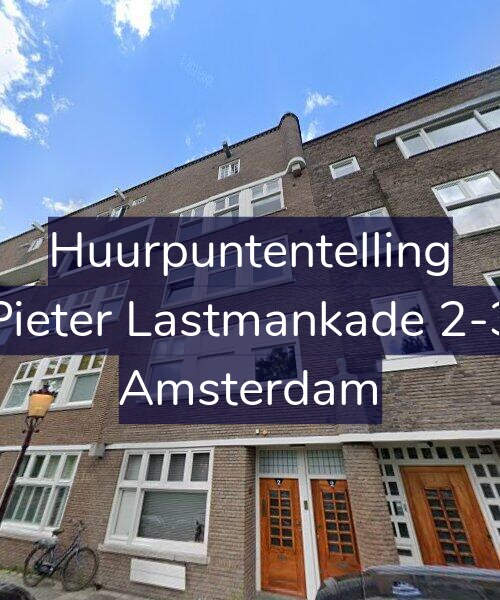 Foto gevel Huurpuntentelling voor Pieter Lastmankade 2-3, Amsterdam