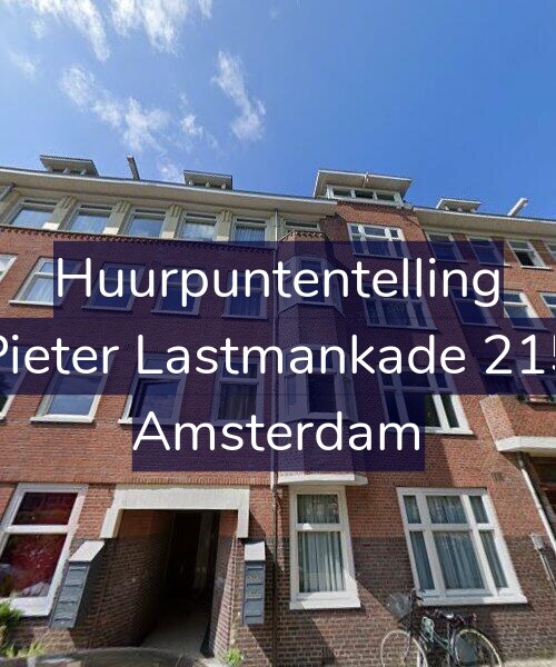Foto gevel Huurpuntentelling voor Pieter Lastmankade 215, Amsterdam