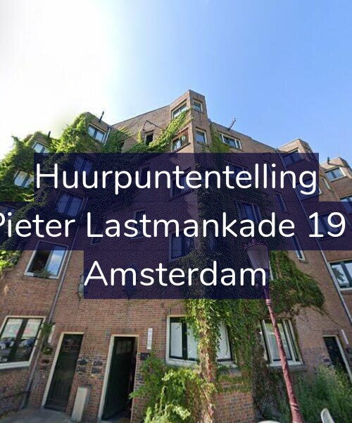 Foto gevel Huurpuntentelling voor Pieter Lastmankade 191, Amsterdam