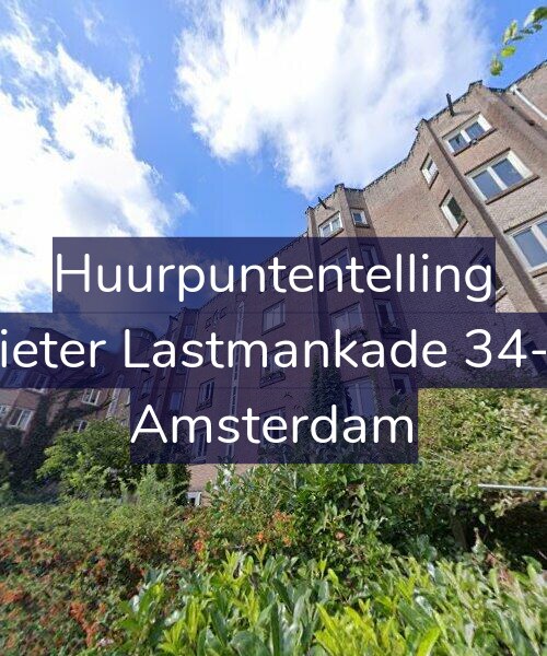 Foto gevel Huurpuntentelling voor Pieter Lastmankade 34-1, Amsterdam