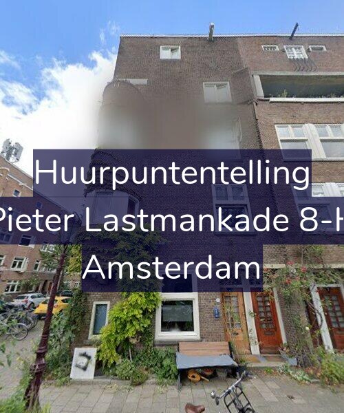 Foto gevel Huurpuntentelling voor Pieter Lastmankade 8-H, Amsterdam