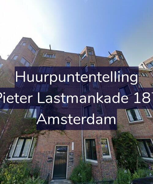 Foto gevel Huurpuntentelling voor Pieter Lastmankade 187, Amsterdam