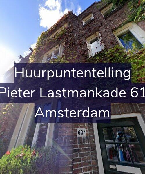 Foto gevel Huurpuntentelling voor Pieter Lastmankade 61, Amsterdam