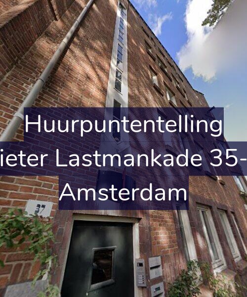 Foto gevel Huurpuntentelling voor Pieter Lastmankade 35-1, Amsterdam